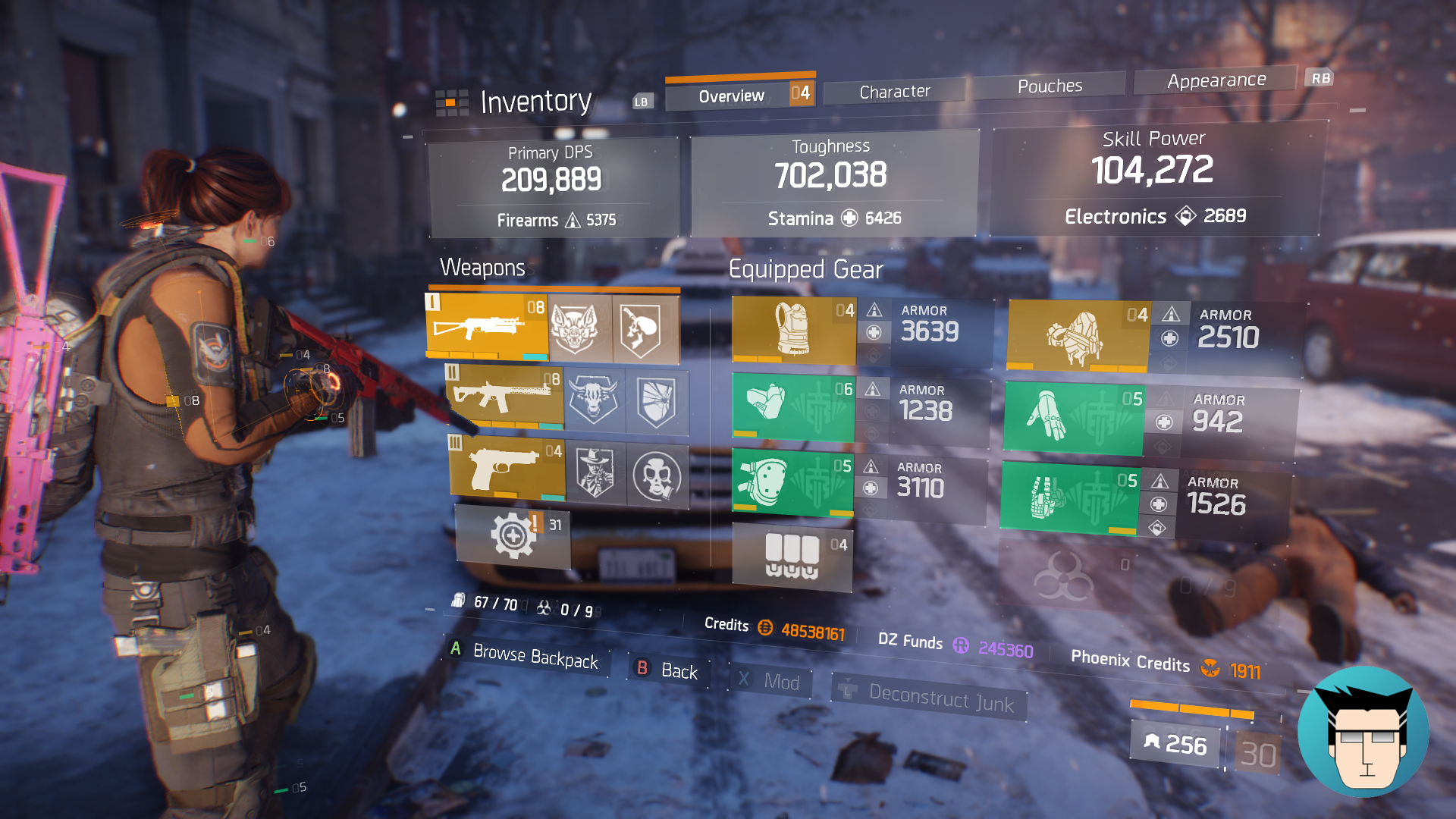 Overview | 700k Toughness, 2 skills on cooldown