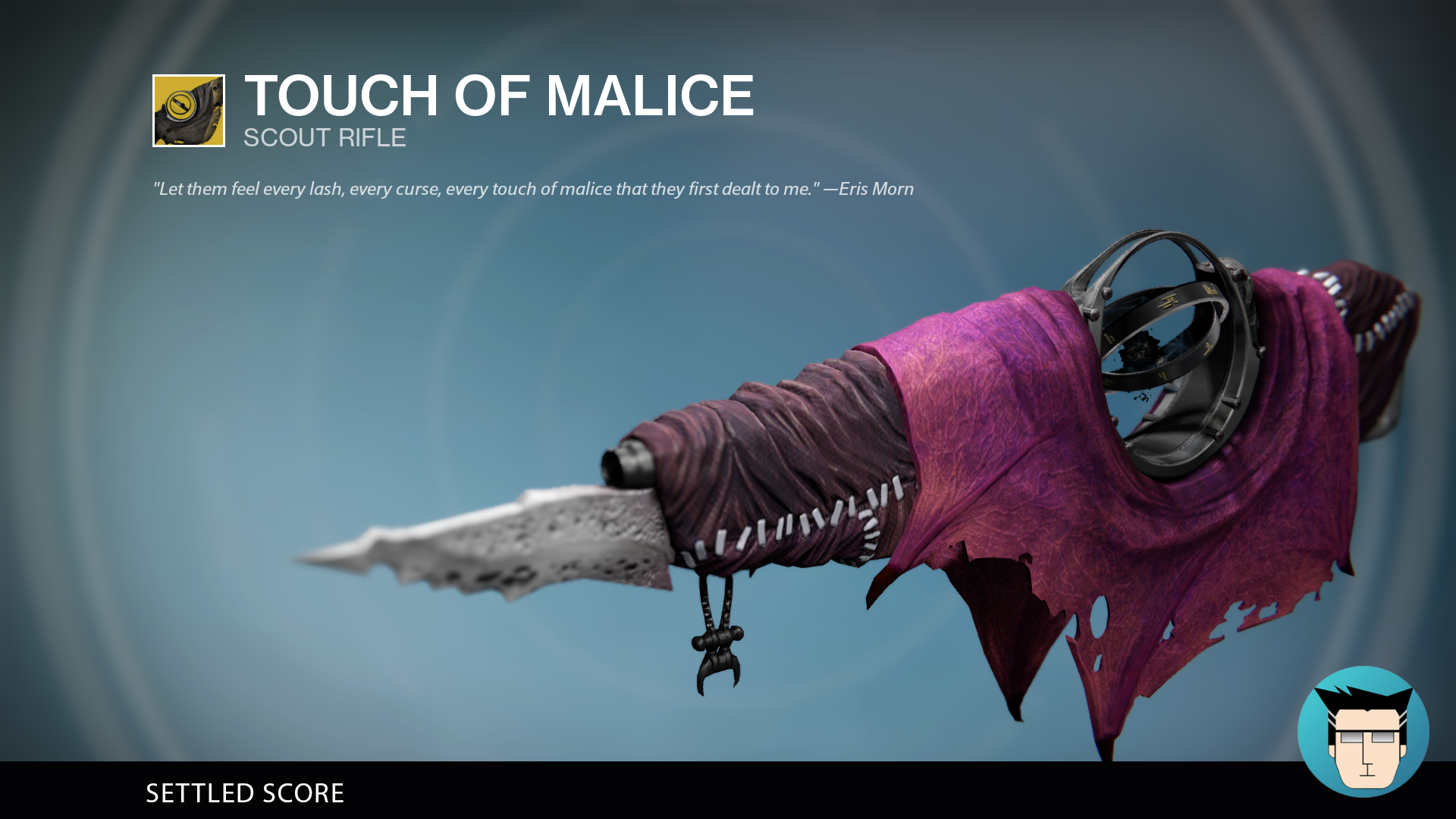 TOUCH OF MALICE | SETTLED SCORE
